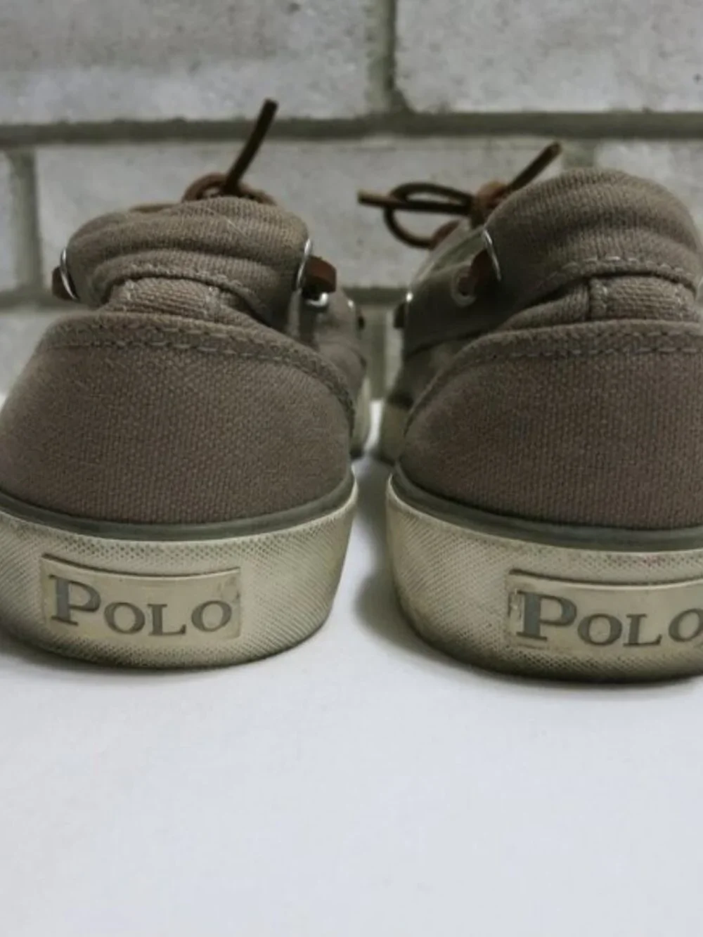 Polo Ralph Lauren Lander Canvas Boat Shoes Men's Casual Footwear Shoes Sz 8.5